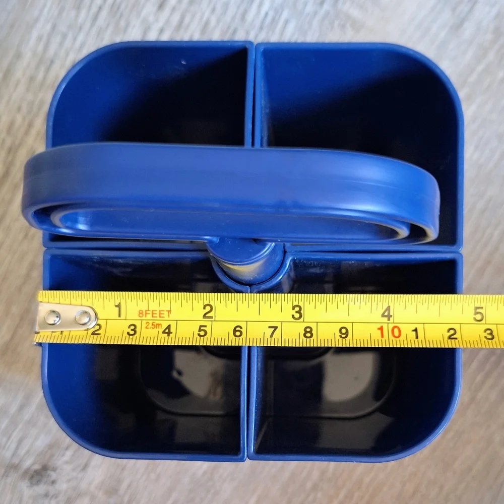 Target Navy Blue Plastic Makeup & Accessory Caddy with Handle